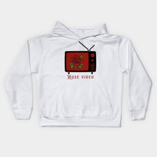 rose video tv Kids Hoodie